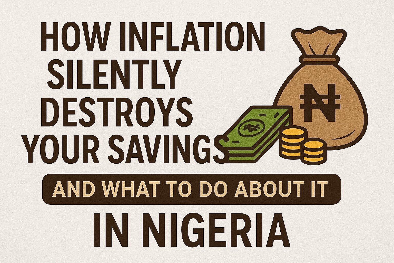 inflation silently destroys savings
